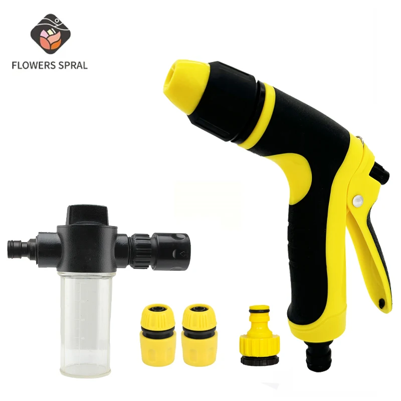 Garden Watering Gun Water System High Pressure Sprinkler Car Washing Products Gadgets Hose Spray Rifle Sprayer Guns Washers Home