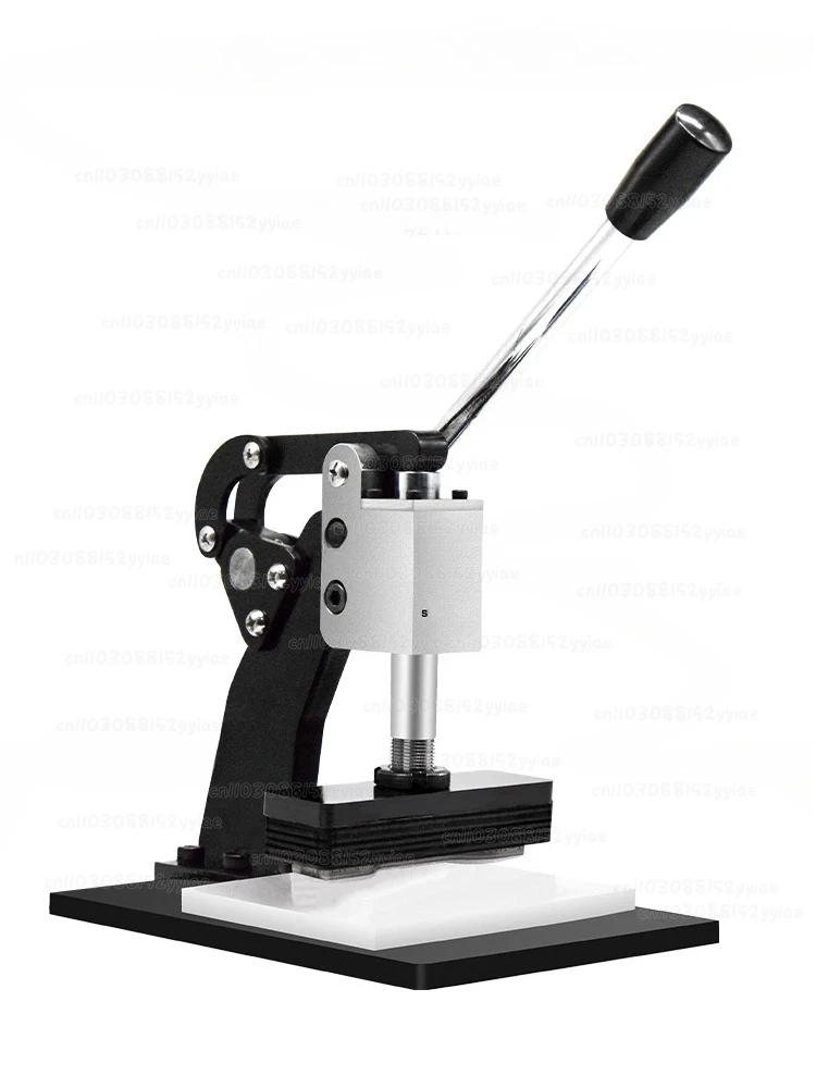 Hand Press Sampling Puncher, 90×130mm Mold Cutter for Leather, Fabric, PVC & EVA Materials