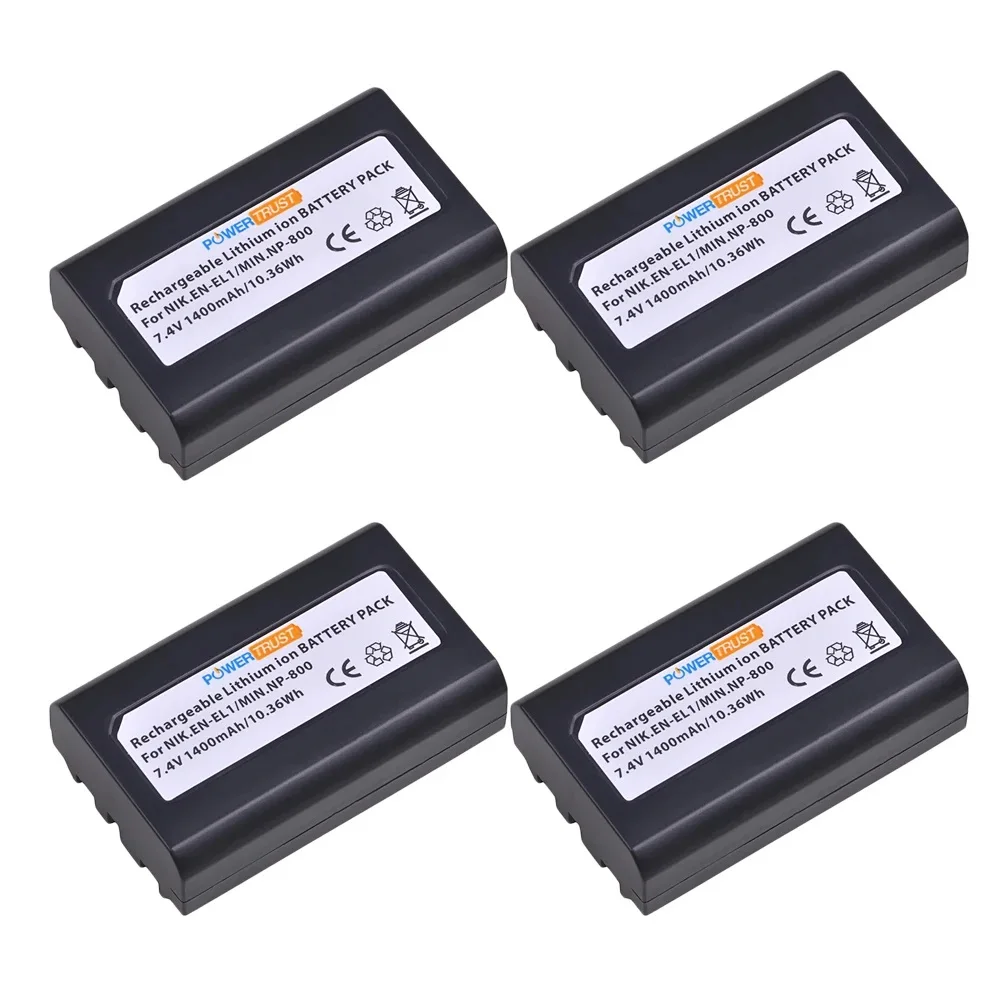 1400mAh EN-EL1 Battery for Nikon CoolPix 995 4300 4500 4800 5000