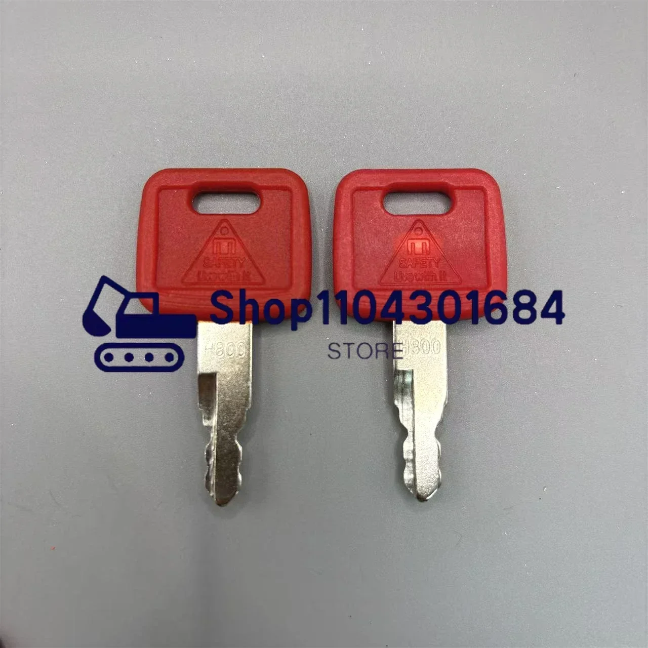 10 قطعة H800 مع الشعار AT 194969 في 147803 مفتاح الإشعال لحفارة هيتاشي جونديري نيو هولاند #3