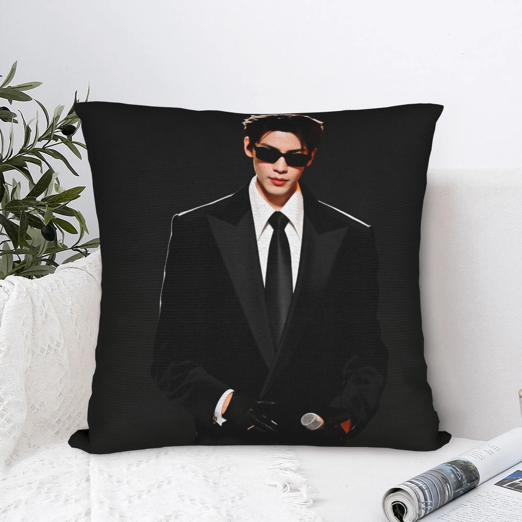 ZHANG Actor LINGHE Pillow Cover  Morden Pillow Case For Sofa Couch Bed Living Room Graphic Pillowcases Gift Idea
