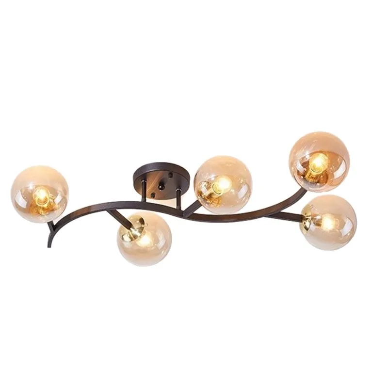 

Nordic ceiling lamp, simple modern living room lamp Internet celebrity magic beans