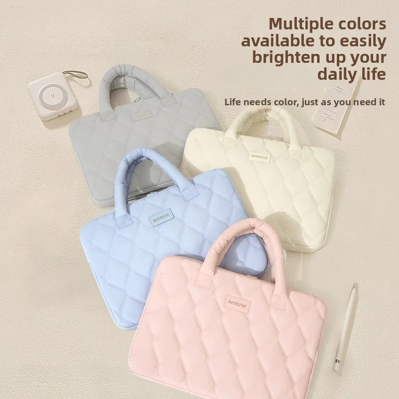 

Laptop bag commuter notebook shoulder bag 14-15.6 inch waterproof leather briefcase for women men business office travel ﻿