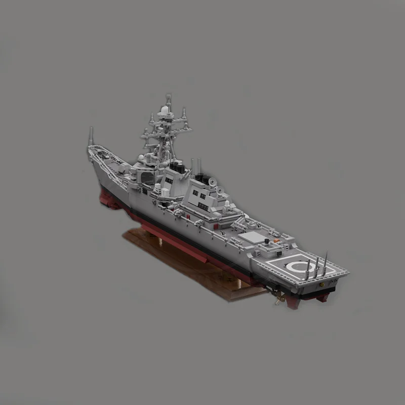 2808 قطعة Moc Arleigh Burke-class المدمرة نموذج اللبنات لتقوم بها بنفسك الجمعية الإبداعية الطوب الفرقاطة لعب الاطفال هدايا عيد الميلاد