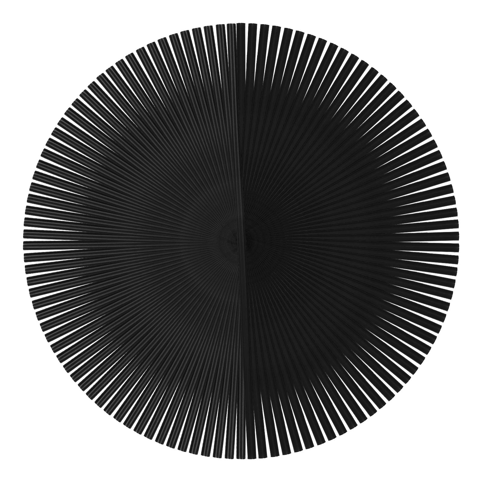 1000 Buah Sedotan Koktail Sedotan Minum Plastik Lurus Hitam Diameter 13Cm 0.3Cm untuk Pengaduk Kopi Bar Kafe Restoran