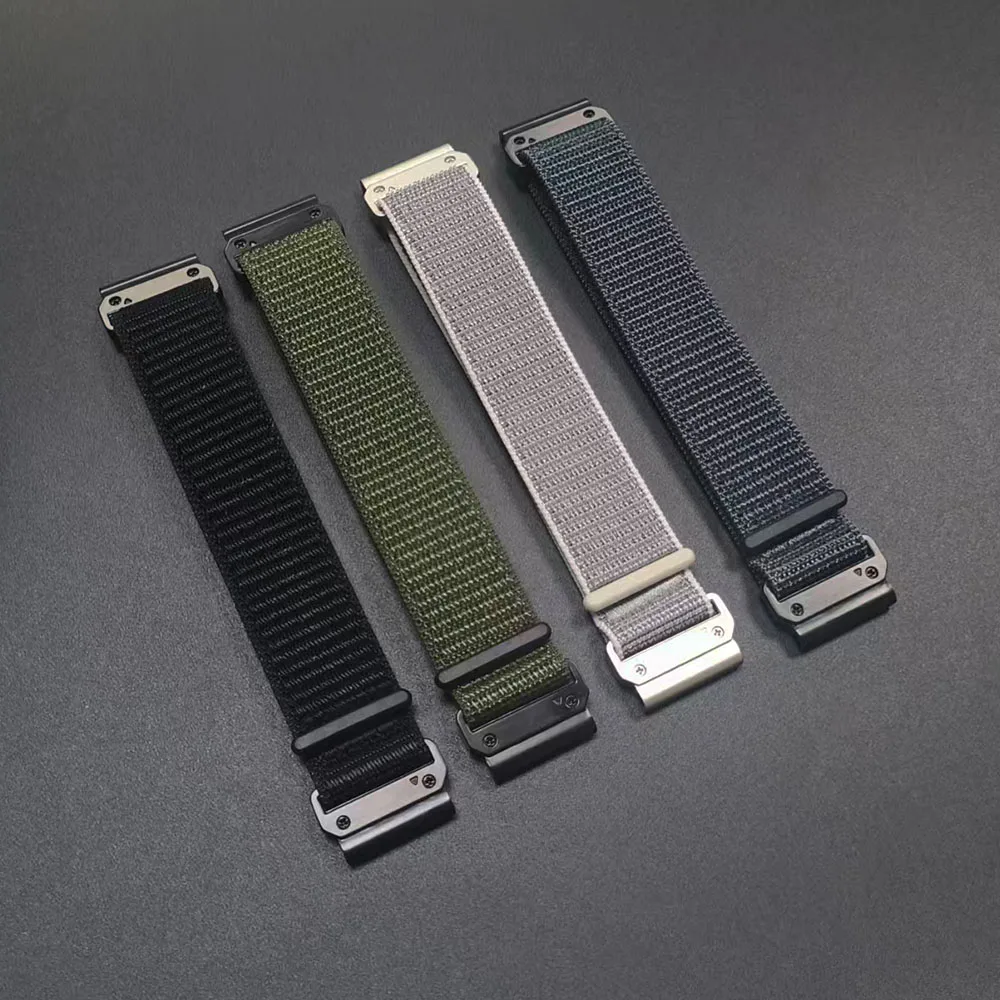 26mm 22mm QuickFit Nylon Watch Band For Garmin Fenix 8 8Pro 7 7X 6 6X 5X/Forerunner 970 965/Enduro 3/Instinct 3 2X Sports Strap view 3