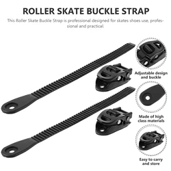 2 Sets Shoe Laces Professional Buckle Strap Adjust Roller Skate Shoes Ice Skate Roller Skating Strap Fixing Roller Accessories