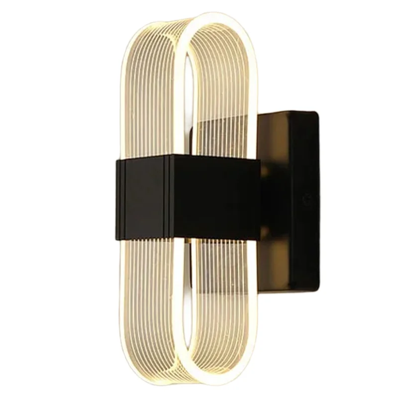 a19f-超高輝度透明ラインガイドledウォールランプリビングルームベッドルームベッドサイドホテル高級ホーム照明装飾用