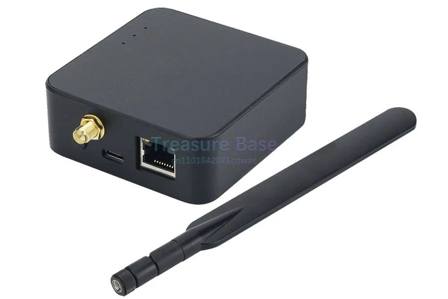 

POE с кабелем для передачи данных HMG-01 Plus Универсальный шлюз ZigBee POE Координатор ZigBee для модуля CC2652P7 Черный/Белый