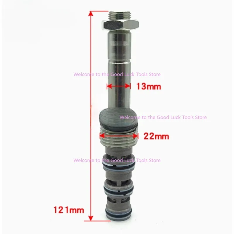

1PC Pilot solenoid valve core 13MM flat hole For Daewoo DH150/dh220/DH225/300-5-7-9
