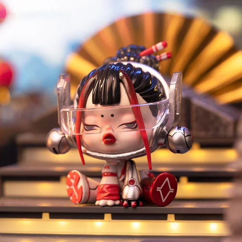 

POP MART Skullpanda City of Night Series Blind Box Toys Kawaii Anime Action Figure Surprise Mystery Box Dolls Girls Gift