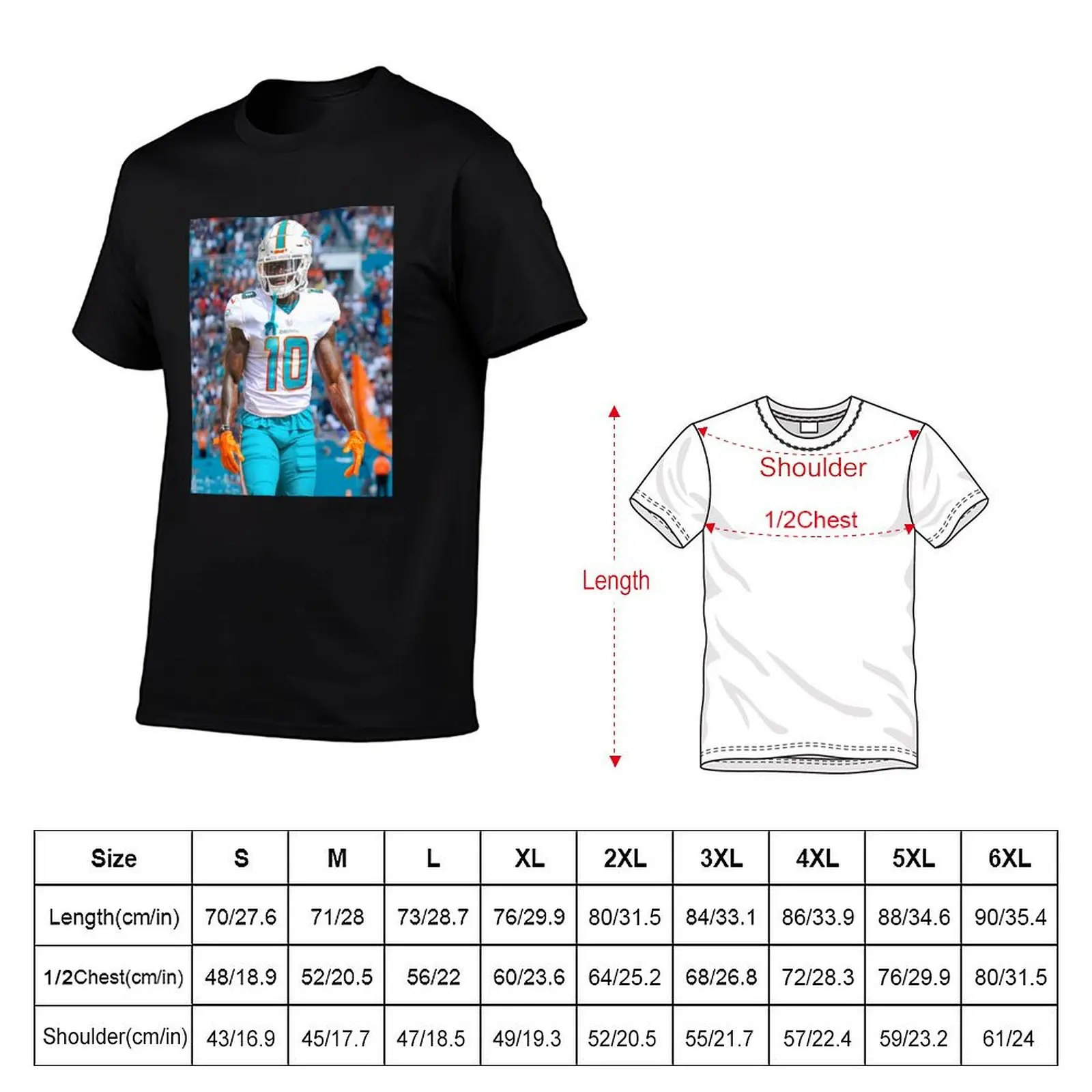 Tyreek Hill T-Shirt cotton graphic tees graphic shirts cute clothes blanks Men's clothing