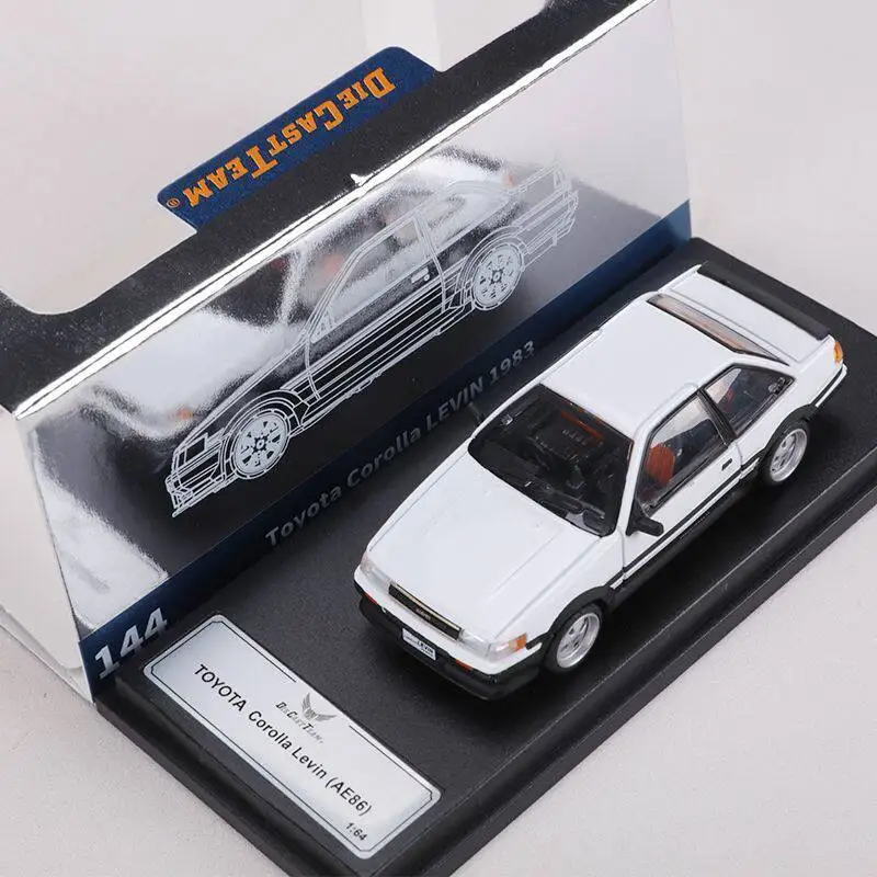 SHADOW/DCT 1/64 Toyota Corolla Levin AE86 Carro de Brinquedo em