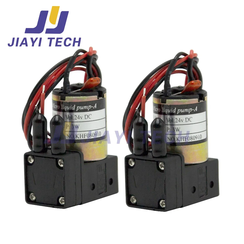 1Pcs For KHF 3W Small Ink Pump 24V Micro Diaphragm Pump Small for Liyu/Locor/ Inkjet Printer 100-200ml/Min