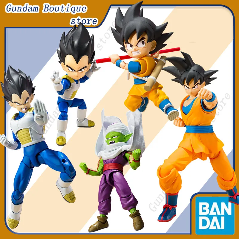 

Bandai Genuine SHF Dragon Ball SON GOKU VEGETA PICCOLO (MINI) -DAIMA- Anime Action Figure Collectible Model Toys Ornaments Gift