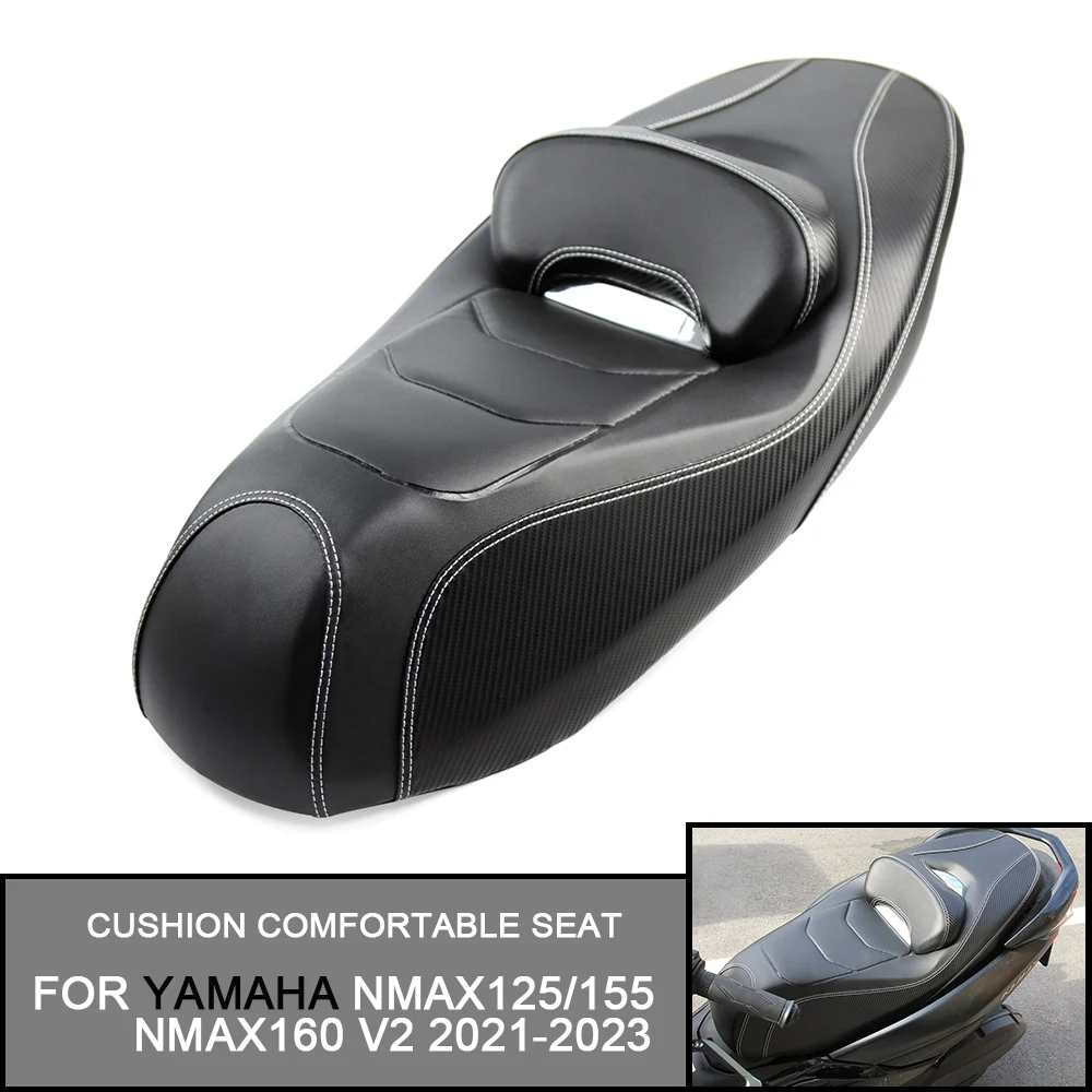 

For Yamaha NMAX125 NMAX155 Nmax160 V2 2021-2023 2024 Modified Motorcycle Nmax2023 Seat Mat Pad Cushion Comfortable Backrest Seat