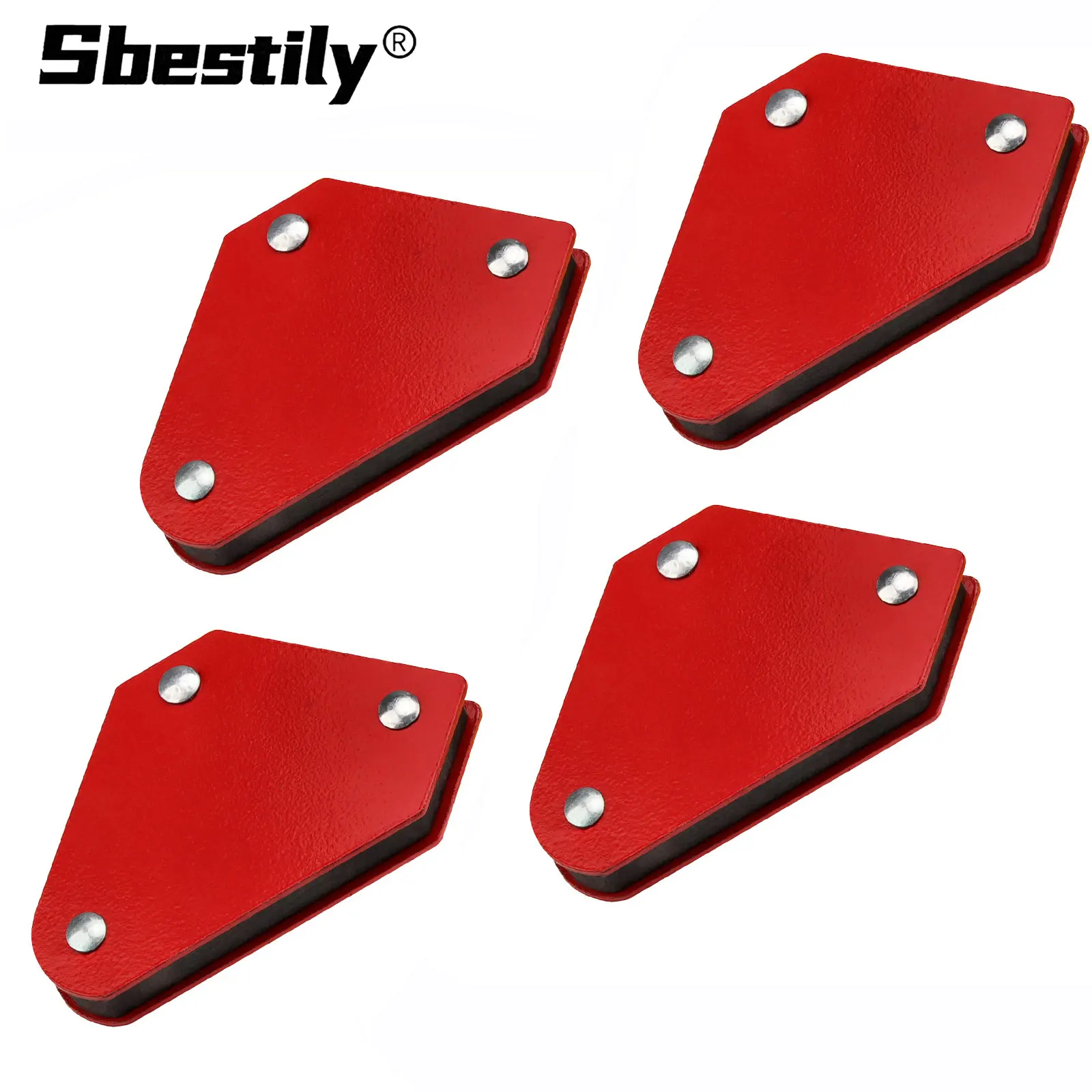 4Pcs Magnetic Welding Holders Multi-Angle Clamp Magnetic Clamp for Welding Positioning Frame Auxiliary Holders 45/90/135 Degre