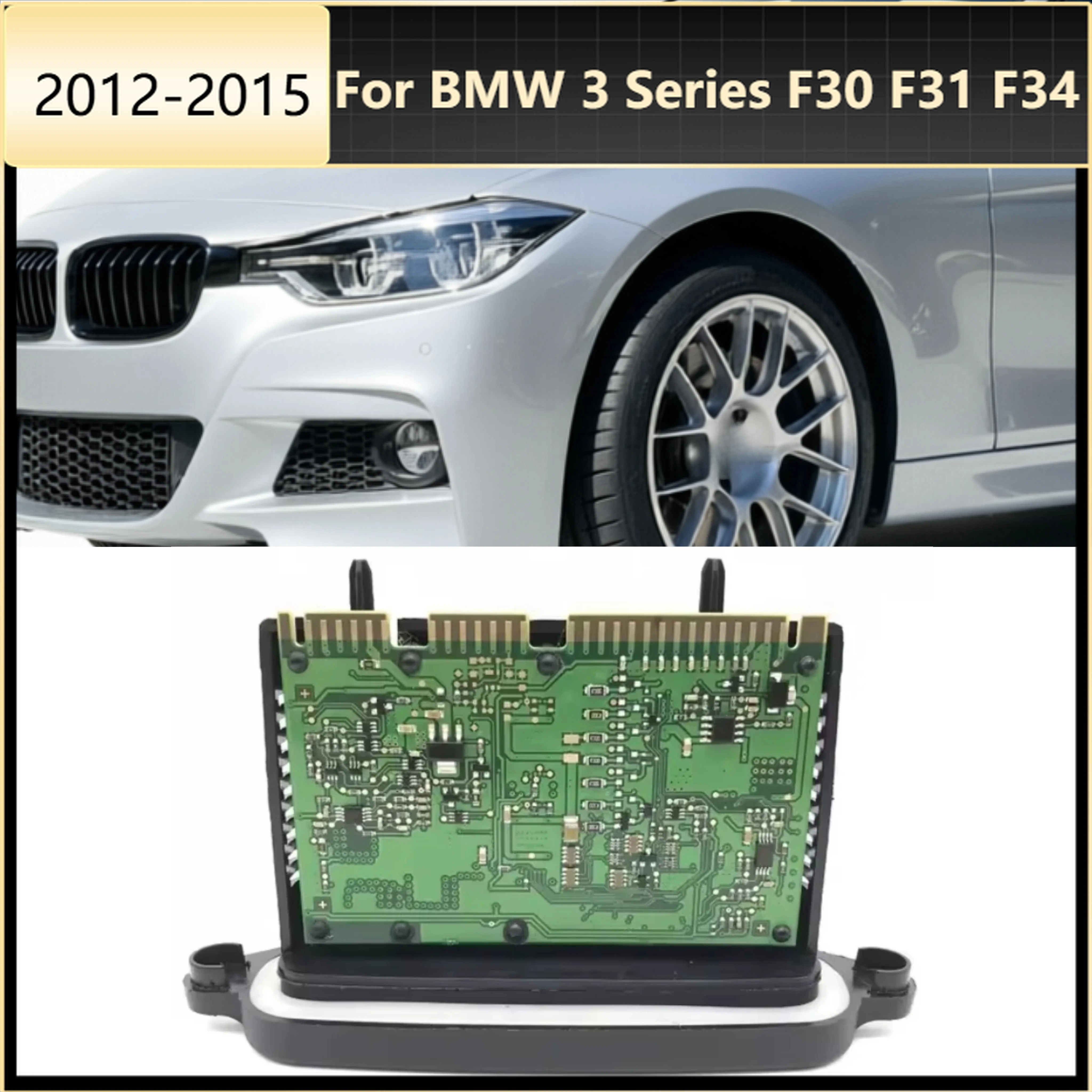 For BMW 3 Series F30 F31 F34 2012-2015 OE 63117316147 Xenon TMS Headlight Driver Module Control LED Unit Without AHL High-Spec