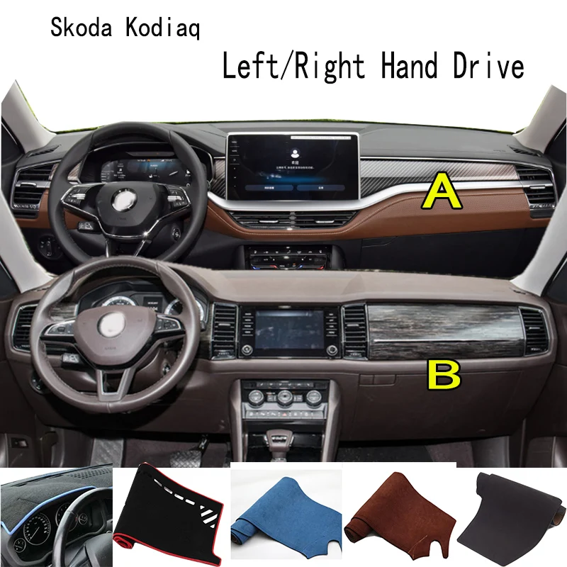 

For Skoda Kodiaq NS7 Accessories Dashboard Cover Instrument Panel Dash Mat Dashmat Protective Pad