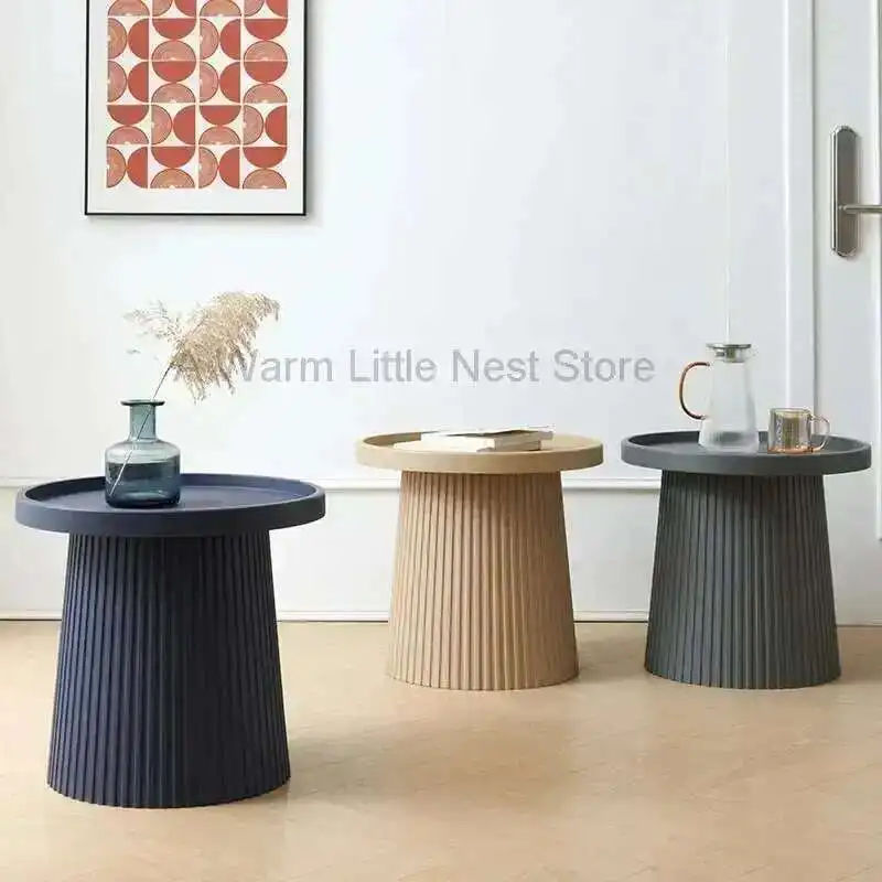

Coffee Table Nordic Light Luxury Round Modern Minimalist Creative Home Small Living Room Balcony