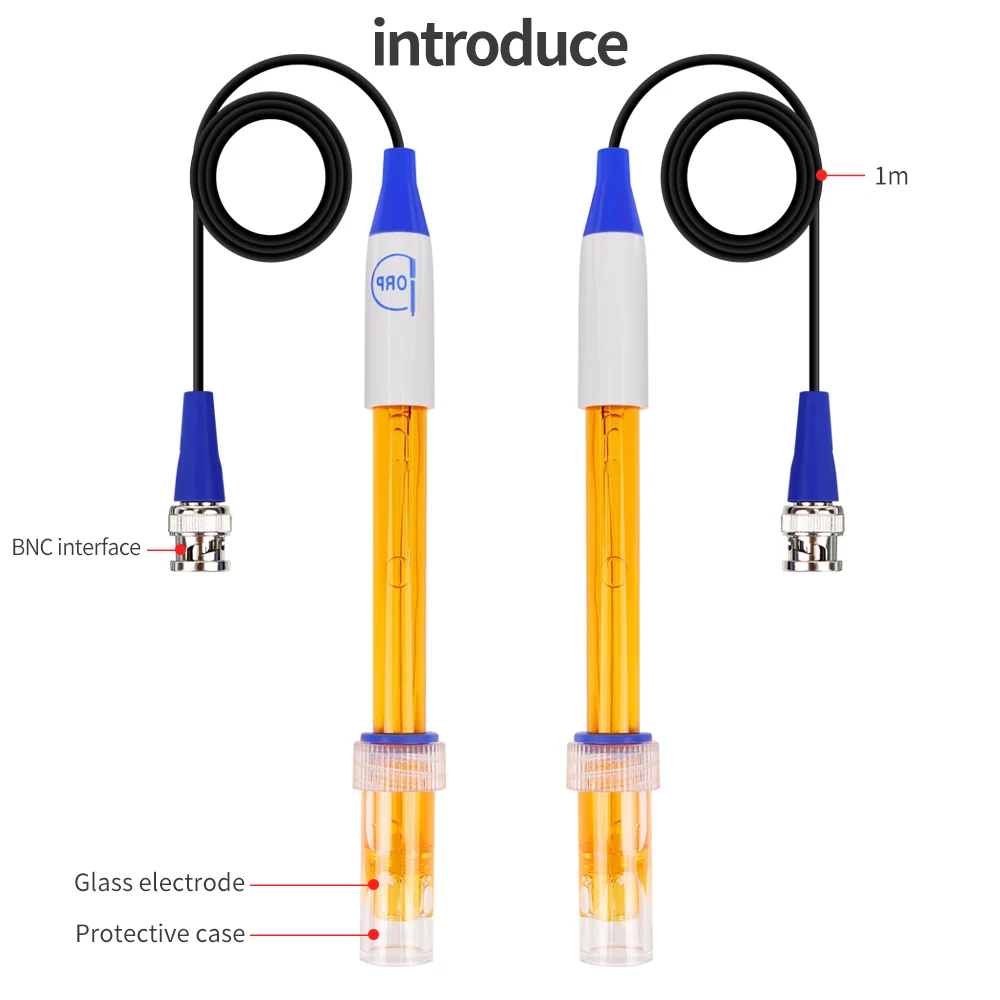 New ORP Meter Replacement Glass Probe Electrode ORP Tester Sensor electrode  External Electrode Probe