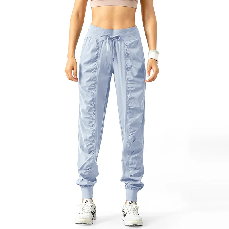 S-Sports Pants Female Lightweight Straight-Leg Ankle-Banded Pants Running Fitness Women's Pants