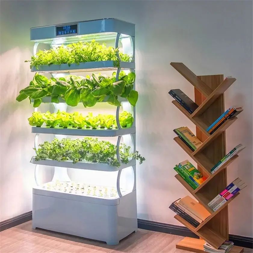 vertical farming home hydroponic growing systems greenhouse planter pot