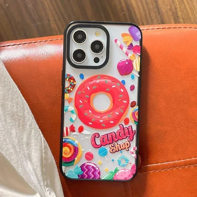 2.0 Acrylic Donut iPhone 11 12 13 14 15 Pro Max Case - Protective iPhone Case