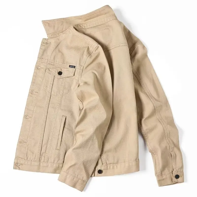 Spring and autumn coat men's Korean version slim stand-up collar men's jacket men's clothes