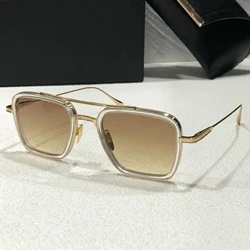 Newest Brand Women Men Sunglasses Luxury Business Alloy Frame UV Polarized Driving Anti-Glare For Unisex Eyeglasses FLIGHT 006