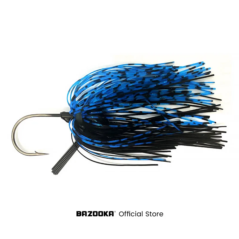 بازوكا الصيد إغراء سبينيربايت السباحة سلك الرقص المغازل مجموعة الأخطبوط الحبار سيليكون الطعم هوك حاد معدني سمك السلمون المرقط بايك باس الشتاء #4