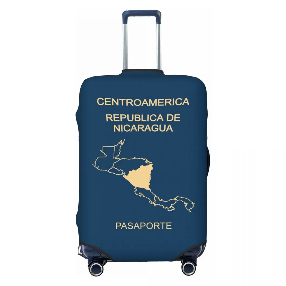 

Custom Nicaragua Passport Luggage Cover Protector Cute Travel Suitcase Covers for 18-32 Inch