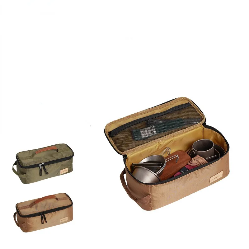 Mountain Customer Picnic Tableware Collection Bag, Stove Gas Tank Collection Bag, Trash Bag Hand Bag