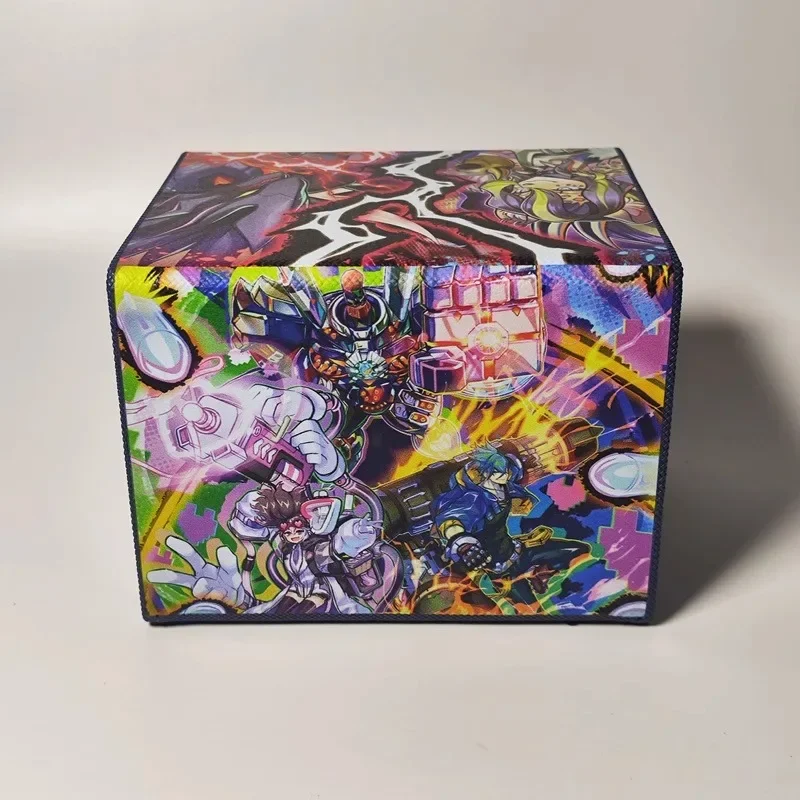 YuGiOh Vanquish Soul Animation Characters Self Made Leather Card Storage Box Center Card Anime Classics Game Collection Card Toy