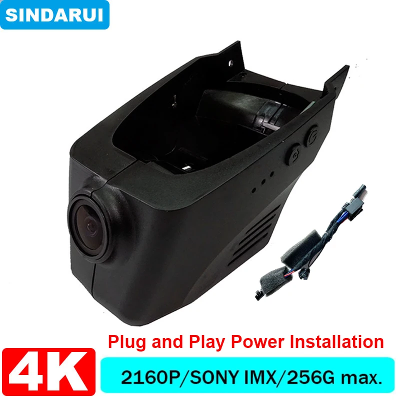 4K 2160P Plug and Play Easy Installation Car DVR Wifi Dashcam Dual Lens For Porsche Panamera/Cayenne/Macan/Cayman/911/918/919