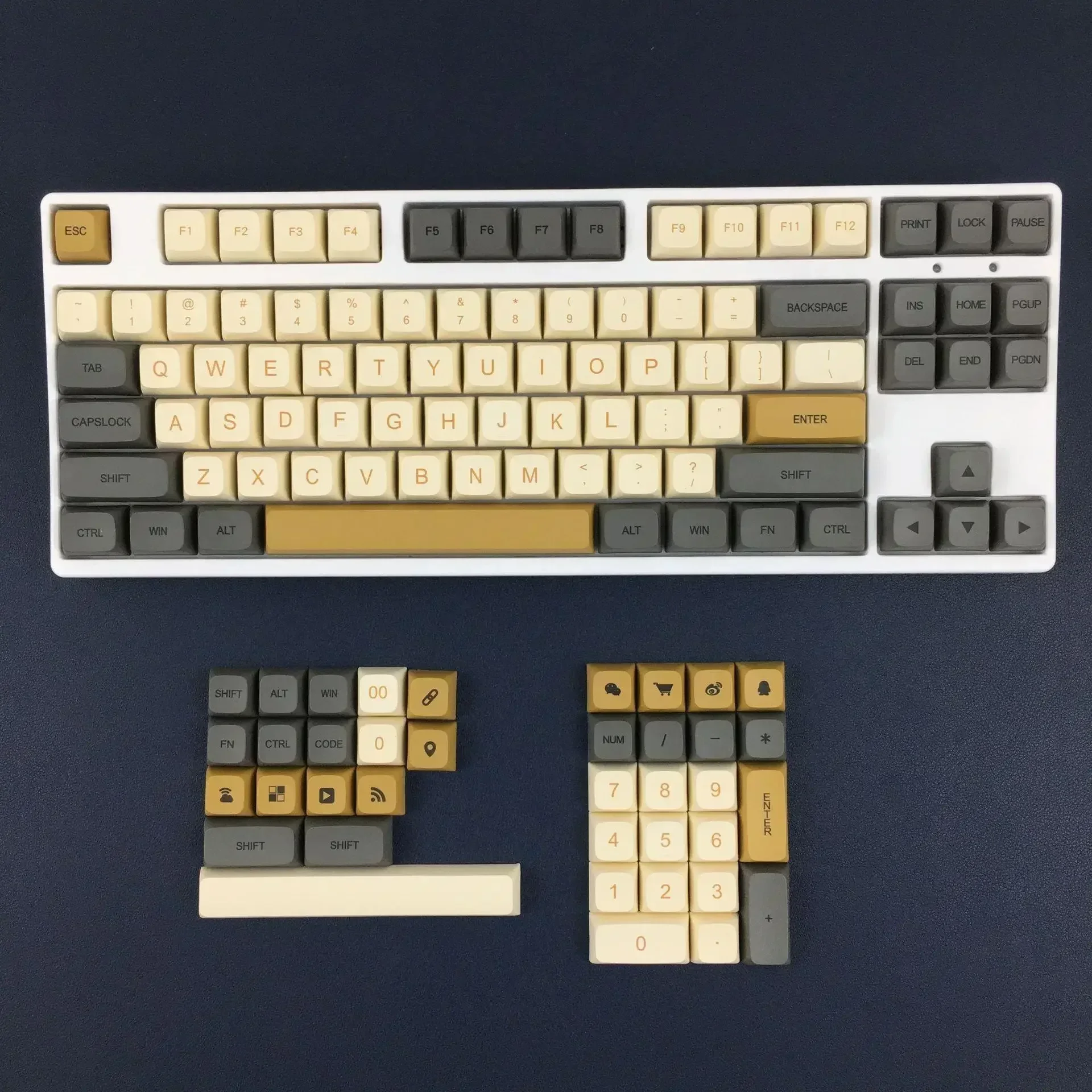 Shimmer XDA Height 125 Keys PBT Sublimation Keycap 68/84/87/104/108/980 Mechanical Keyboard