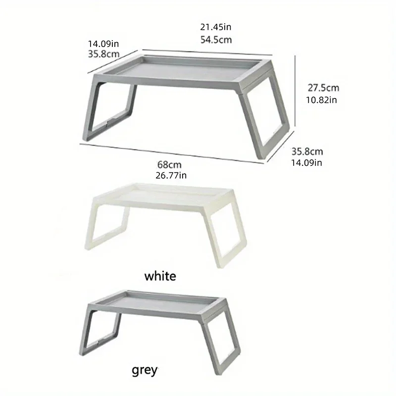 1pc Multi-function Foldable Laptop Desk with Stabilizing Legs, Portable Study Table for Bed Office, Bedroom, Living Room
