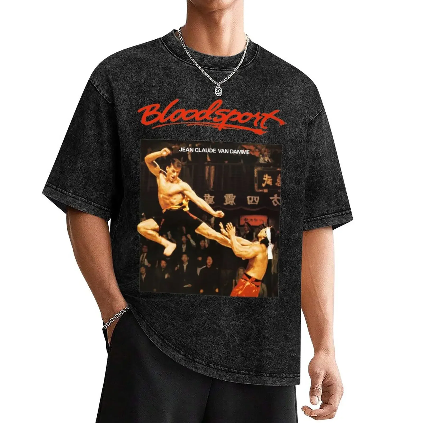 bloodsport T-Shirt designer shirts Short sleeve tee vintage clothes plain black t shirts men