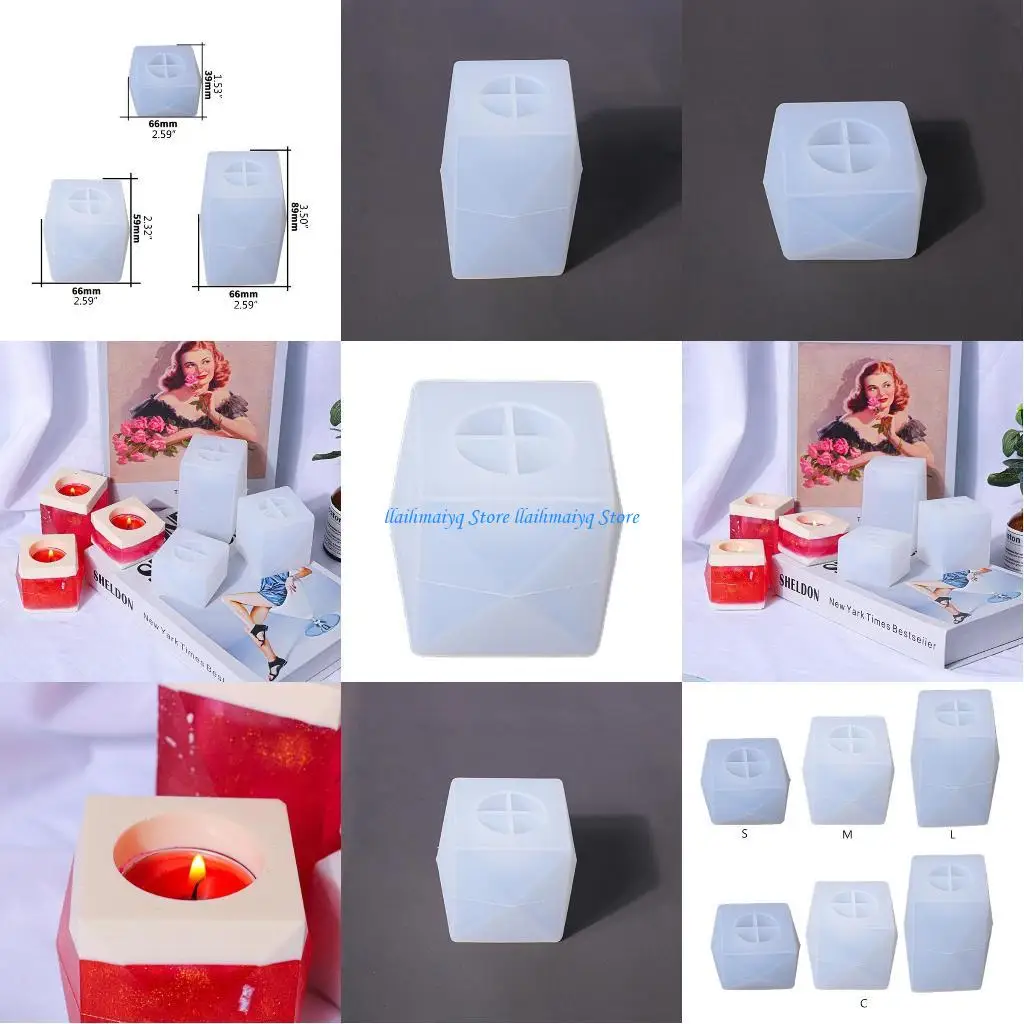 

573B Faceted Holder Resin Molds Tray Silicone Molds for Resin Epoxy Casting