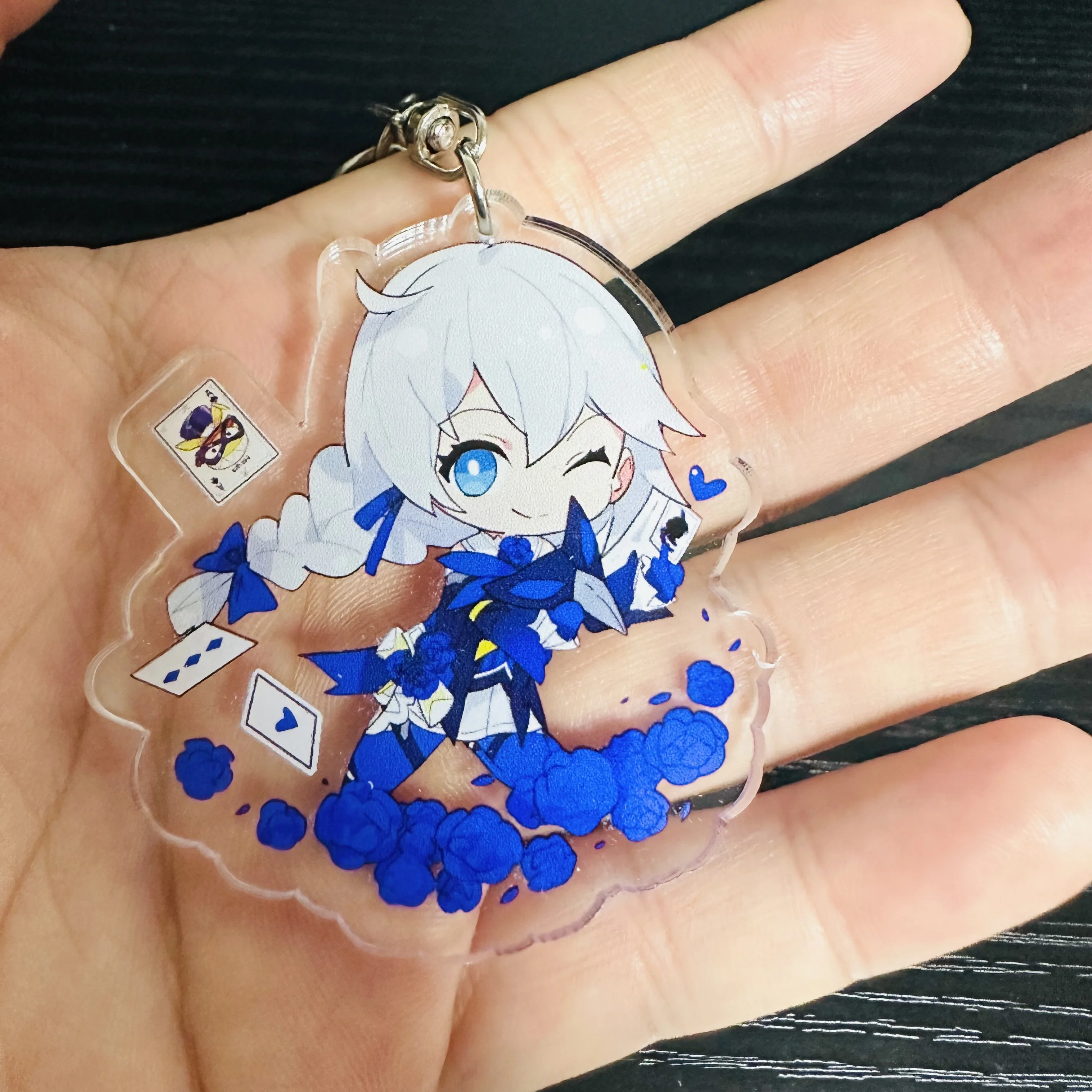 6CM Anime Honkai Impact 3 Figures Yae Sakura Raiden Mei Kallen Kaslana Cosplay Q Version Acrylic Keychains Fans Christmas Gifts