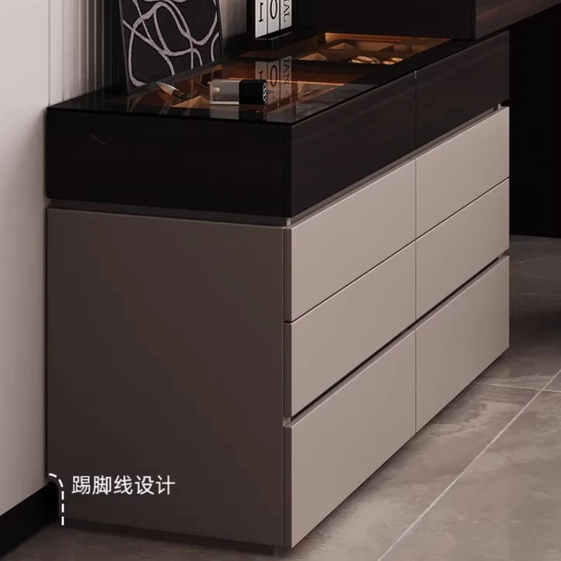 Bedroom Night Stand Set Comfortable Tables With Dressing Chest Of Drawers For Mirror Sleep Room Makeup Vanity Table Furniture