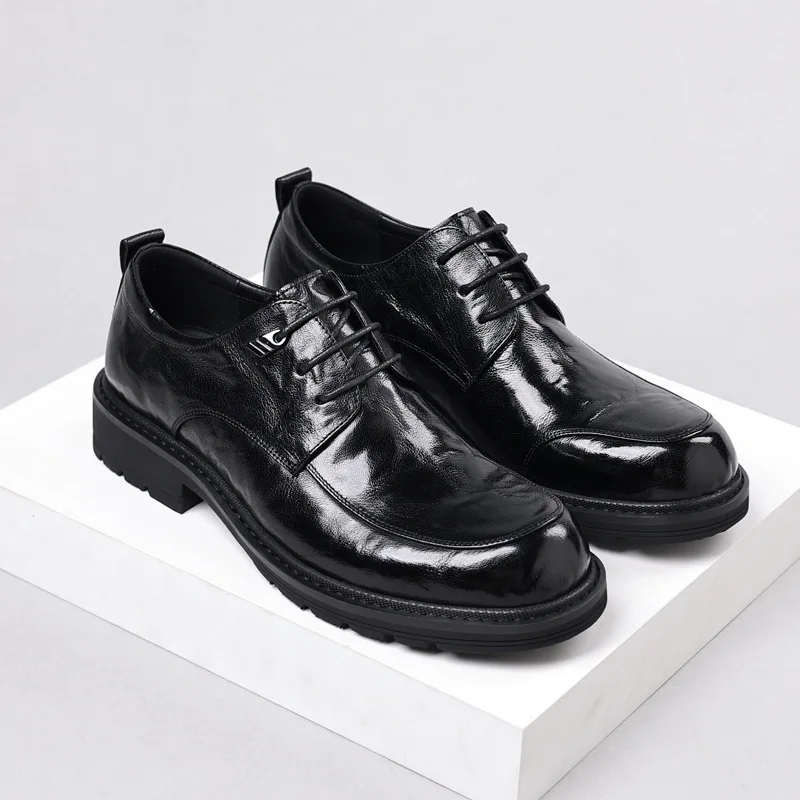 

Men Shoes Formal Shoes Platform Men British Spring Summer Men Shoes Luxury Business Casual Leather