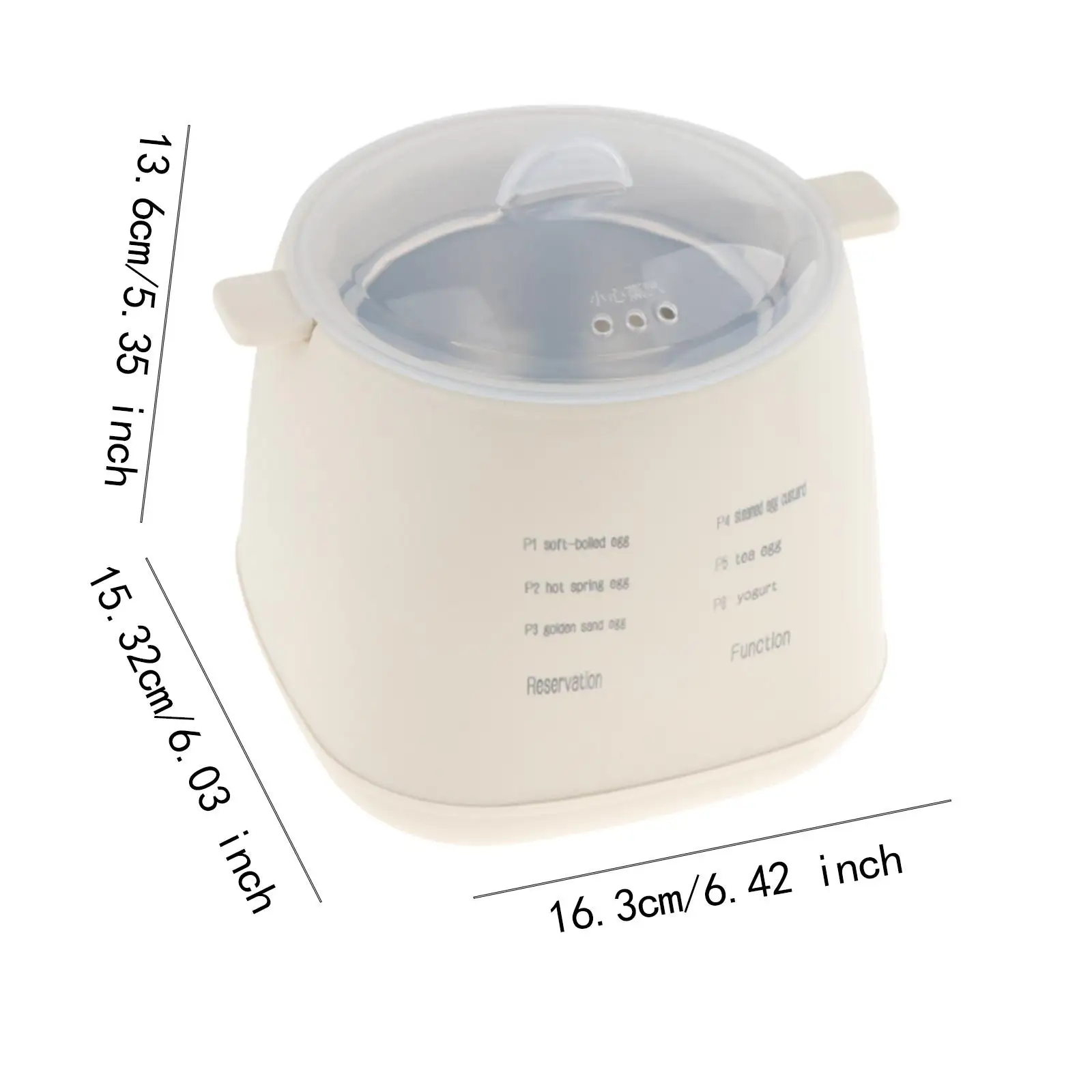 Rapid Electric Egg Cooker Practical Large Capacity Multipurpose Digital Easy Egg Cooker for Home Dorm Camping Steamed Egg Office