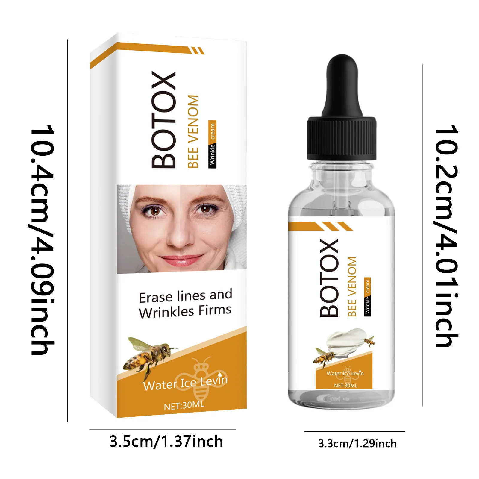 Bee Venom Anti-Wrinkle Facial Essence Firming Lift Anti-Aging Nourishing Moisturizing Brightening Repair Cream