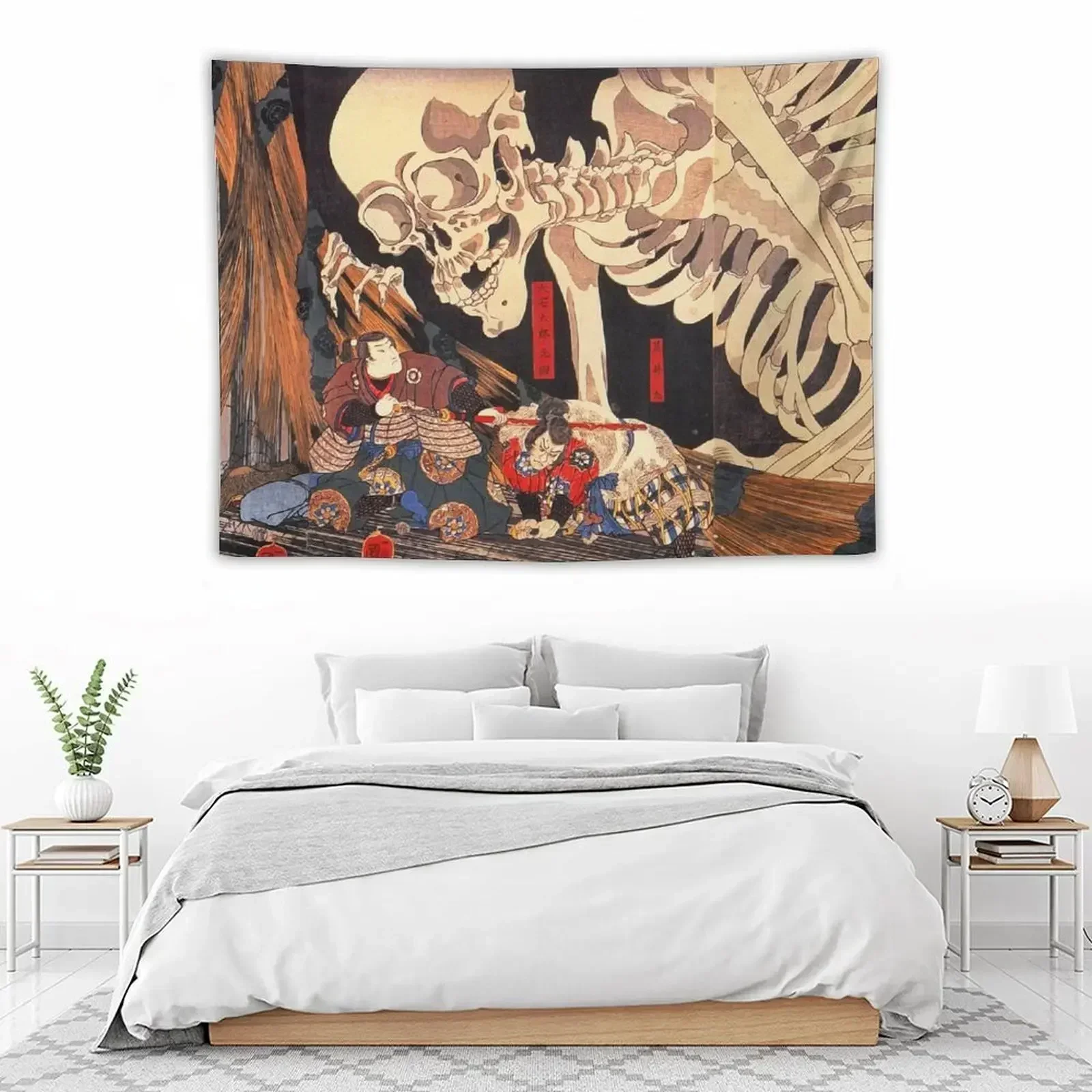 

Gashadokuro Skeleton Ghost Tapestry Wallpaper Decorative Wall Tapestry