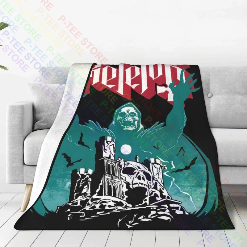 Heavy Metal Skeletor And Grayskull Masters Of The Universe Blanket Thick On The Sofa Home Decotation