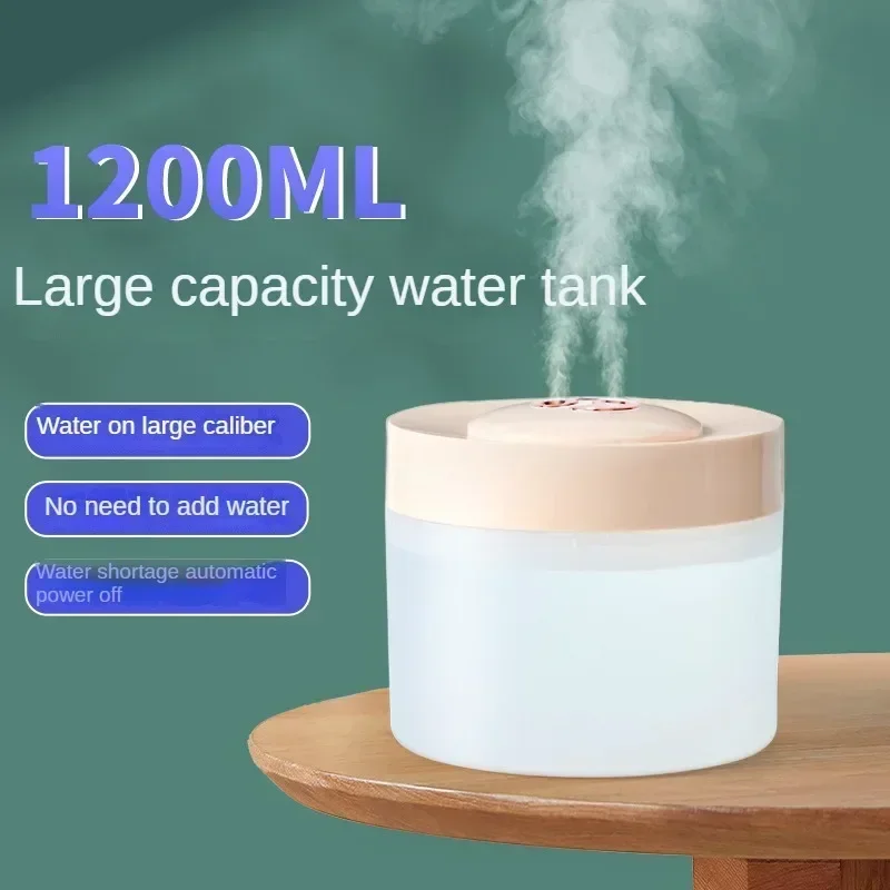 

Double Spray Humidifier 2000ML USB Air Humidifier Double Outlet Fog Mute Without Disturbing Suitable for Home Office Use