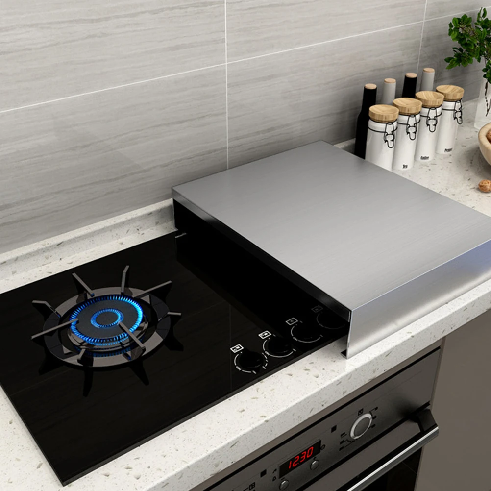 

Stainless Steel Induction Cooker 1Cm Thick Microwave Stand Counter Oven Seasoning Storage Shelf For Kitchen