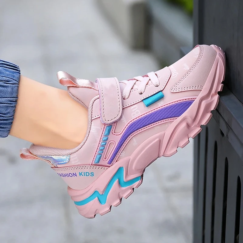 

Fashionable Children's Sneakers for Boys Girls Casual Shoes Student Non-Slip Running Shoes Breathable Comfortable for Older Kids