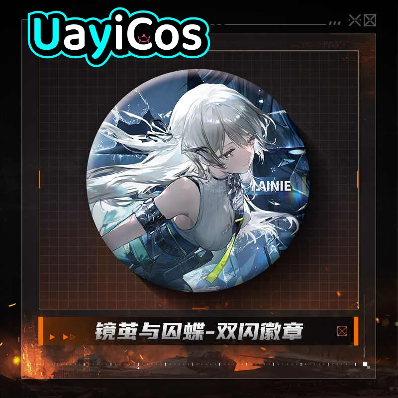 

Официальный значок GIRLS' Frontline 2:EX Exilium, брошь, орнамент, аксессуары для кукол, аниме-фигурка, игровая игрушка для детей, подарки, косплей